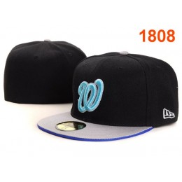 Washington Nationals MLB Fitted Hat PT09