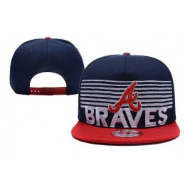 Atlanta Braves Snapback Navy Hat XDF 0620