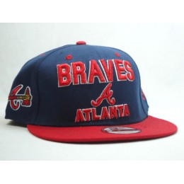 Atlanta Braves Blue Snapback Hat SF