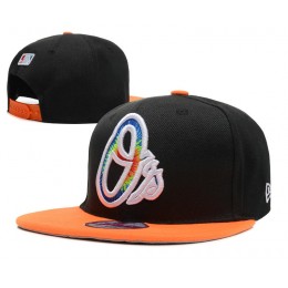 Baltimore Orioles Black Snapback Hat DF