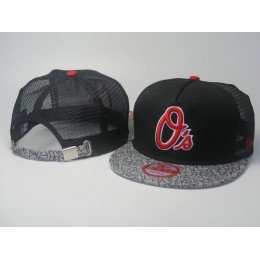 Baltimore Orioles Mesh Snapback Hat LS 0613