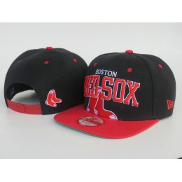 Boston Red Sox Black Snapback Hat LS