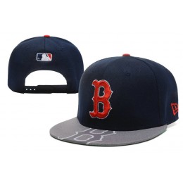 Boston Red Sox Blue Snapback Hat XDF 0512