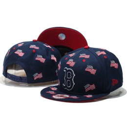 Boston Red Sox Snapback Navy Hat GS 0620