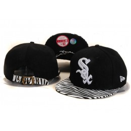 Chicago White Sox Black Snapback Hat YS
