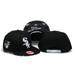 Chicago White Sox Black Snapback Hat YS 1
