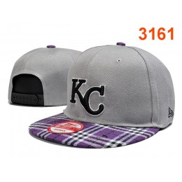 Kansas City Royals Grey Snapback Hat PT 0701