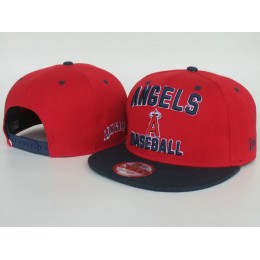 Los Angeles Angels Red Snapback Hat LS