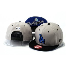 Los Angeles Dodgers Grey Snapback Hat YS 0528