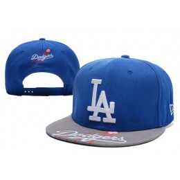 Los Angeles Dodgers Blue Snapback Hat XDF 0721