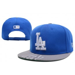 Los Angeles Dodgers Blue Snapback Hat XDF 0512