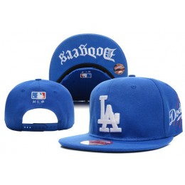 Los Angeles Dodgers Blue Snapback Hat XDF 1