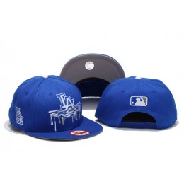 Los Angeles Dodgers Blue Snapback Hat YS 1