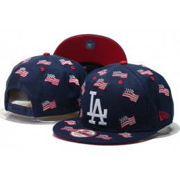 Los Angeles Dodgers Snapback Navy Hat GS 0620
