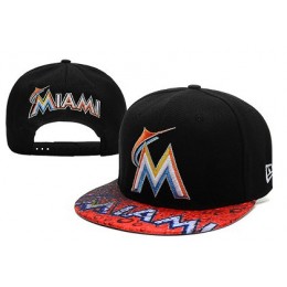 Miami Marlins Snapback Hat XDF 14082 03