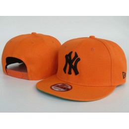 New York Yankees Orange Snapback Hat LS