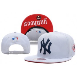 New York Yankees White Snapback Hat XDF