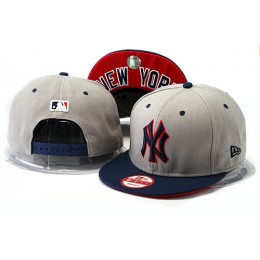 New York Yankees Grey Snapback Hat YS 0528