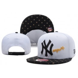 New York Yankees White Snapback Hat XDF 0528