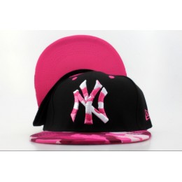 New York Yankees Black Snapback Hat QH 3 0701