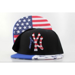 New York Yankees Black Snapback Hat QH 0701