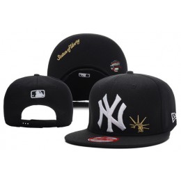 New York Yankees Black Snapback Hat XDF 1 0701