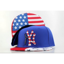 New York Yankees Blue Snapback Hat QH 0701