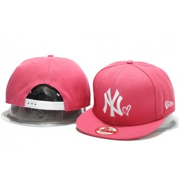 New York Yankees Pink Snapback Hat YS 0701