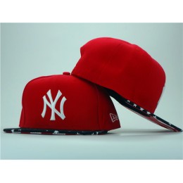 New York Yankees Red Snapback Hat ZY 0701