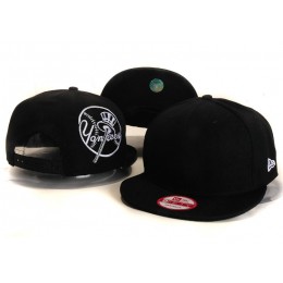 New York Yankees Black Snapback Hat YS 2