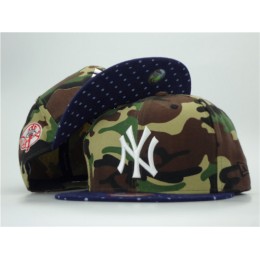 New York Yankees Camo Snapback Hat ZY