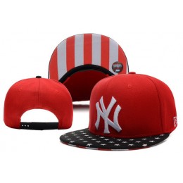New York Yankees Red Snapback Hat XDF 0721