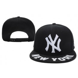 New York Yankees Black Snapback Hat XDF 2