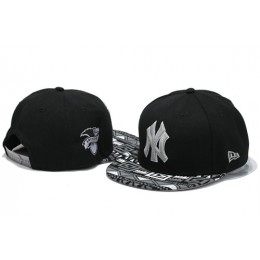 New York Yankees Black Snapback Hat YS 4