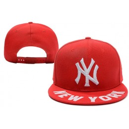 New York Yankees Red Snapback Hat XDF