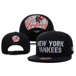 New York Yankees Black Snapback Hat XDF