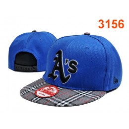 Oakland Athletics Blue Snapback Hat PT 0701