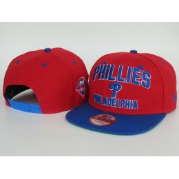 Philadelphia Phillies Red Snapback Hat LS
