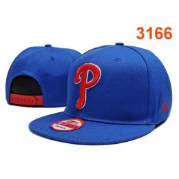 Philadelphia Phillies Blue Snapback Hat PT 1 0701