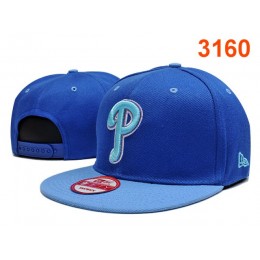 Philadelphia Phillies Blue Snapback Hat PT 0701