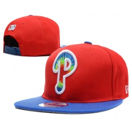 Philadelphia Phillies Red Snapback Hat DF