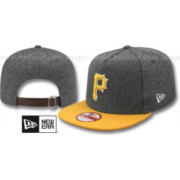 Pittsburgh Pirates-Melton Snapback Hat SF 12