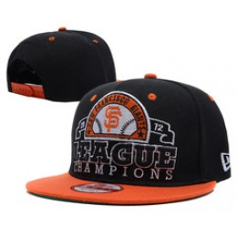 San Francisco Giants MLB 2012 Champion Snapback Hat SD1