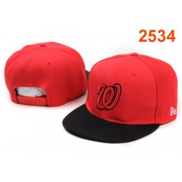 Washington Nationals MLB Snapback Hat PT117