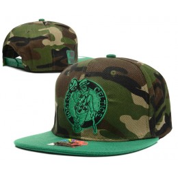 Boston Celtics Camo Snapback Hat DF