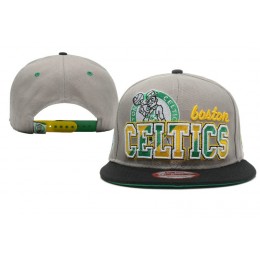 Boston Celtics Grey Snapback Hat XDF 0512