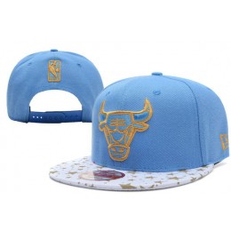 Chicago Bulls Blue Snapback Hat XDF