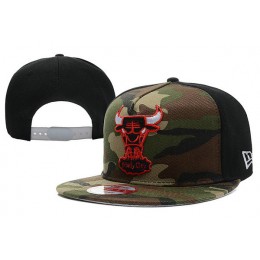 Chicago Bulls Camo Snapback Hat XDF 3