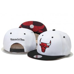 Chicago Bulls Snapback White Hat GS 0620