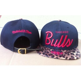 Chicago Bulls Navy Snapback Hat 60D 2 0721